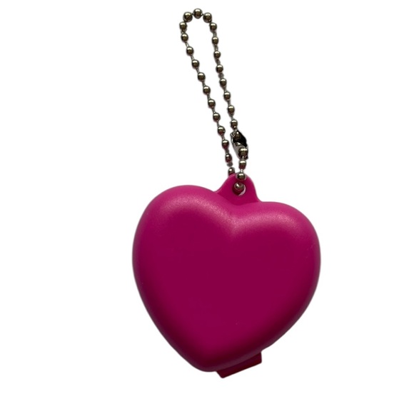 Tupperware Accessories - New Tupperware Pink Heart Container Holder Keychain
